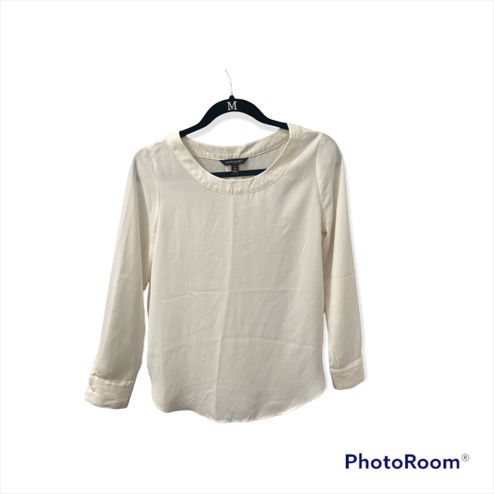 Banana Republic Sheer Blouse, Petite XS